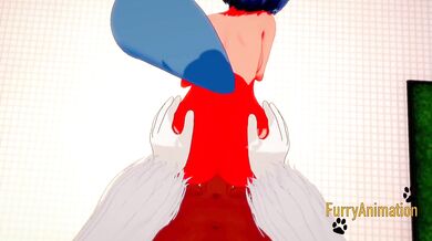 BNA Hentai - Michiru Yiff at Toilet 3/3