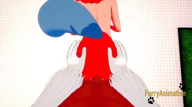 BNA Hentai - Michiru Yiff at Toilet 3/3