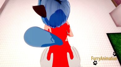 BNA Hentai - Michiru Yiff at Toilet 3/3