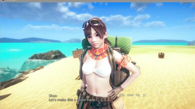 AI SYOUJYO [3D Porn Game] EP.18 Samus enjoy ropes bondage in bikini suit