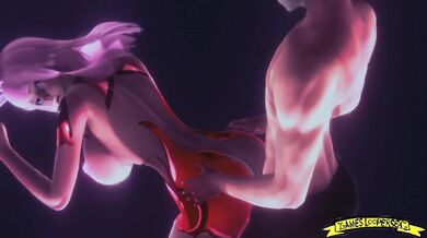 Melona and Gray 3D HENTAI Crossover Series