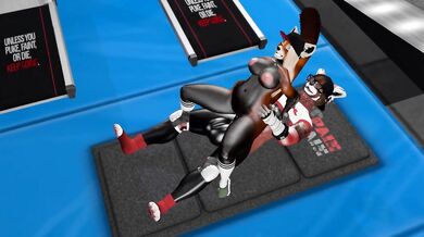 Public Gym Fuck Red Panda Cumflation Breeding - Second Life Yiff