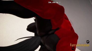 Furry Hentai 3D Yiff - Dark Wolf & Red Dragon Hard Sex