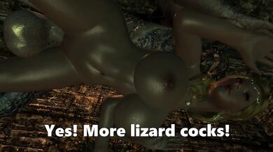 Princess Andrea Gets Ganged Banged By Argonian Lizard Men A Skyrim Story