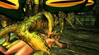 Princess Andrea Gets Ganged Banged By Argonian Lizard Men A Skyrim Story