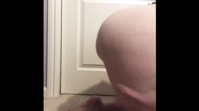Thick Curvy Redhead Rides Red Dildo pt. 2 w/ tits out
