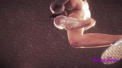 Dragon Ball 3D Hentai - C18 Sucks and is Fucked