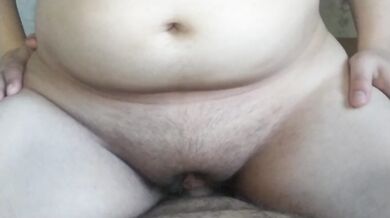 College girl with big boobs riding my cock and get creampie! No condom
