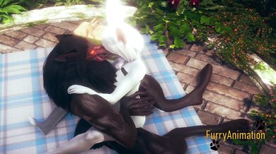 Furry Hentai - Devil Wolf Fucks Rabbit