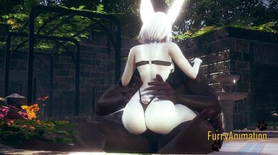 Furry Hentai - Devil Wolf Fucks Rabbit