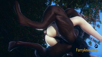 Furry Hentai - Devil Wolf Fucks Rabbit