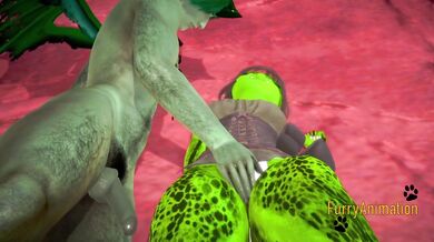 Furry Hentai Vore - Dragon Boy have sex with Lizard in a Stomatch