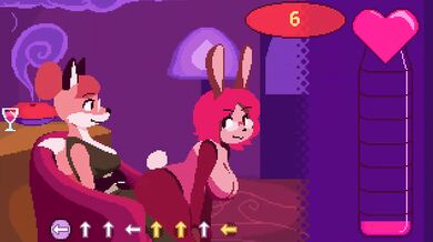 ClubValentineFurry Lap Dance at the Bar [Hentai Game] cute Furry barmaid private lap dance