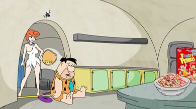 Booty Pebbles Episode 2 - Barney fucks both Wilma and Pebbles