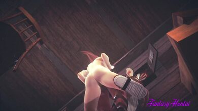 Final Fantasy XIV Hentai - Fran Is Fucked in a Bar
