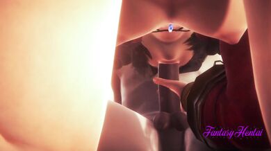Final Fantasy VII Hentai 3D - Aerith makes her boy enjoy a lot