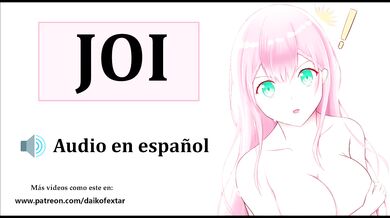 JOI hentai, with the teacher. Spanish audio.