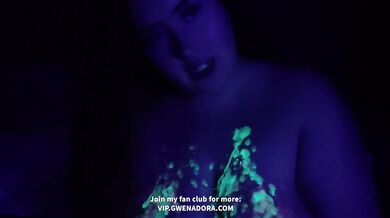 big oily tits & UV wax candle play vlog