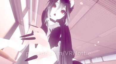 Teen Cat Girl Student Gets Nude & Face Rides You With Hidden Vibrator in Class POV Lap Dance