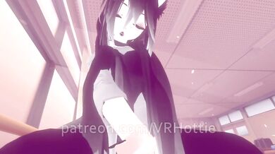 Teen Cat Girl Student Gets Nude & Face Rides You With Hidden Vibrator in Class POV Lap Dance