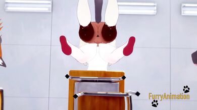Furry Hentai 3D Yiff - Orgy Furry in a Classroom