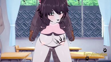 Furry Hentai 3D Yiff - Orgy Furry in a Classroom