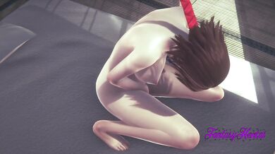 Final Fantasy X Hentai 3D - Yuna fingering and Orgasm