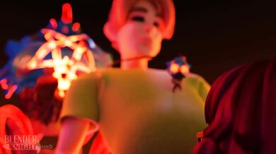 Velma Halloween Animation (Blenderknight, LewdHeart)