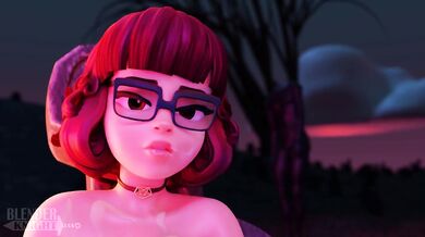 Velma Halloween Animation (Blenderknight, LewdHeart)