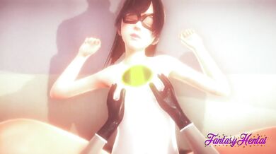 Incredibles Hentai 3D - Violet enjoy with her friend