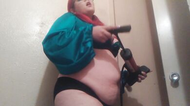 Huge Belly Inflation w/ Bike Pump and Chugging Part One
