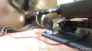 Machine Destroyed My Creamy Ass With A Pretty Gape