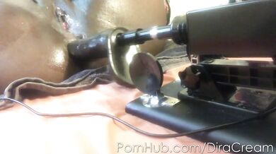 Machine Destroyed My Creamy Ass With A Pretty Gape