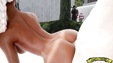 Airport Sexual 3D Monster Cock Animation