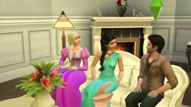 Rapunzel and Flynn FUCK Jasmine Disney 3way