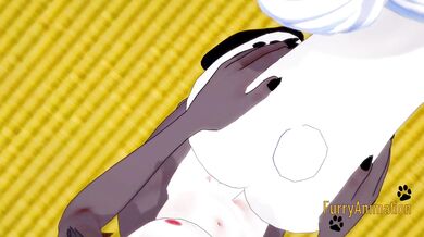 Furry Hentai 3D Yiff - Grey Fox & Panda Bear First Time Sex