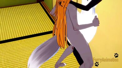 Furry Hentai 3D Yiff - Grey Fox & Panda Bear First Time Sex