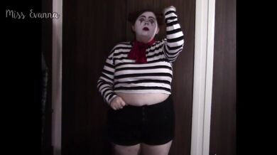 BBW Mime Striptease