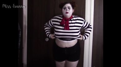 BBW Mime Striptease