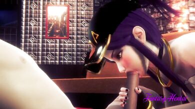 KDA Lol Hentai 3D - Akali Having sex and enjoying