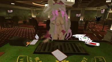 Bunny Girl loses everything while gambling [VRchat ERP] Intense moaning, nudity, lesbian scissoring