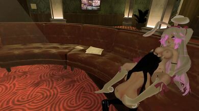 Bunny Girl loses everything while gambling [VRchat ERP] Intense moaning, nudity, lesbian scissoring