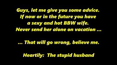 Cheating wife postcards
