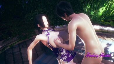One Piece Hentai 3D - Boa Hancock Hard Sex in the garden