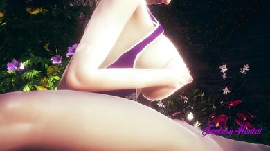 One Piece Hentai 3D - Boa Hancock Hard Sex in the garden