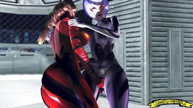 Rei Ayanami and Asuka Langley 3D SFM HENTAI