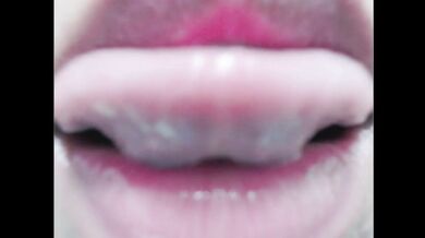 Seductive Mouth and Tongue Tease