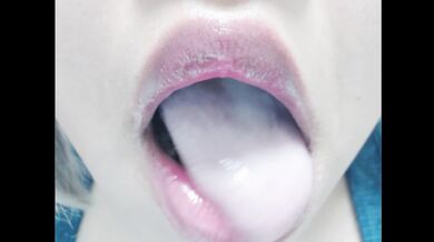 Seductive Mouth and Tongue Tease