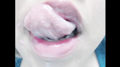 Seductive Mouth and Tongue Tease