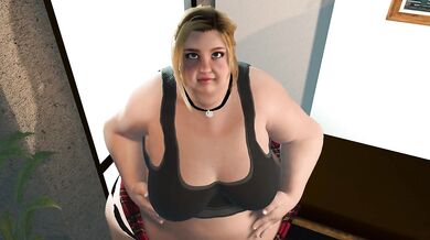 Weight Gain Pear - Teen Grows into a Sexy PAWG